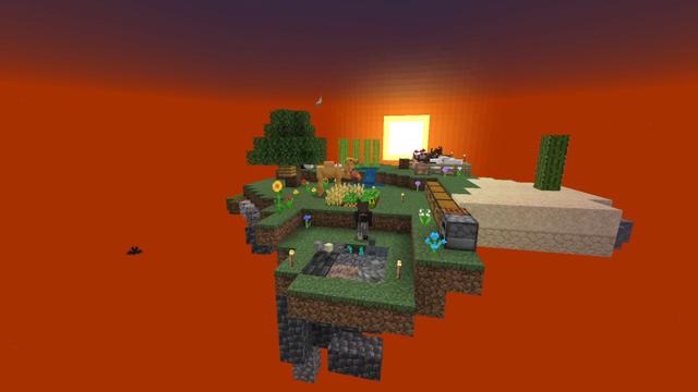 Screenshot of the Minecraft Bedrock Marketplace product Nine Block Challenge created by Lifeboat.