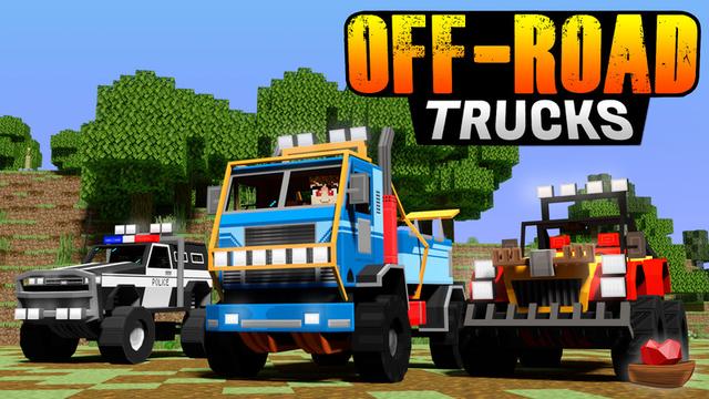Thumbnail of the Minecraft Bedrock Marketplace product Off-Road Trucks created by Lifeboat.
