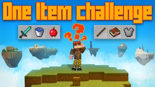 Thumbnail of the Minecraft Bedrock Marketplace product One Item Challenge created by Lifeboat.