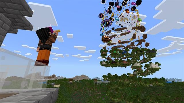 Screenshot of the Minecraft Bedrock Marketplace product Only Up! created by Lifeboat.