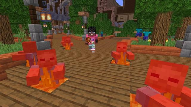 Screenshot of the Minecraft Bedrock Marketplace product Ore Totems+ created by Lifeboat.
