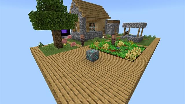 Screenshot of the Minecraft Bedrock Marketplace product Original One Block Challenge created by Lifeboat.