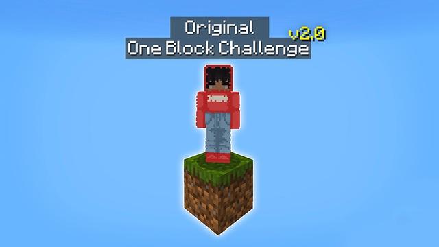 Thumbnail of the Minecraft Bedrock Marketplace product Desafío original de un bloque created by Lifeboat.