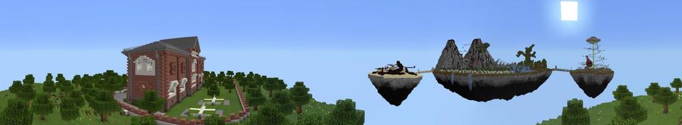 Panorama of the Minecraft Bedrock Marketplace product Parkour High School created by Lifeboat.