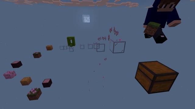 Screenshot of the Minecraft Bedrock Marketplace product Parkour Skyblock Challenge created by Lifeboat.