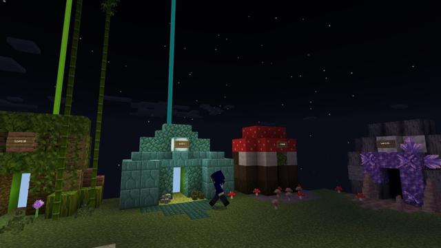 Screenshot of the Minecraft Bedrock Marketplace product Parkour Skyblock Challenge created by Lifeboat.