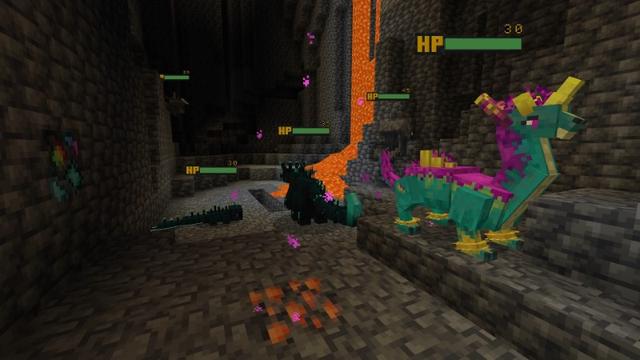 Screenshot of the Minecraft Bedrock Marketplace product PixelPals: Evolved Add-On created by Lifeboat.