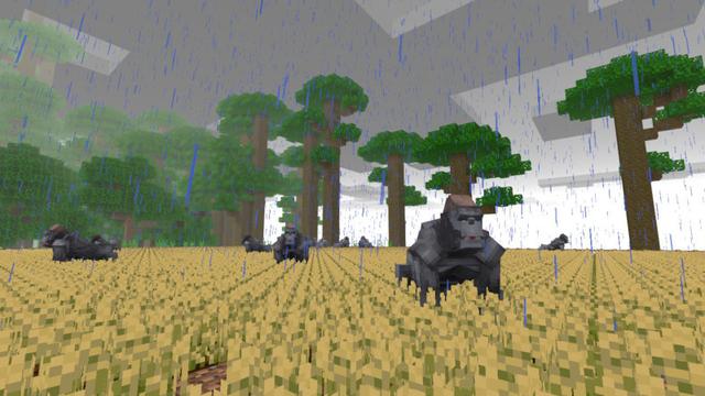 Screenshot of the Minecraft Bedrock Marketplace product Planet of Gorillas created by Lifeboat.