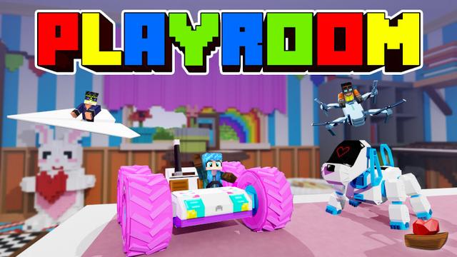 Thumbnail of the Minecraft Bedrock Marketplace product Spielzimmer created by Lifeboat.