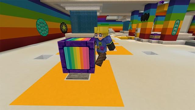 Screenshot of the Minecraft Bedrock Marketplace product Pop It created by Lifeboat.