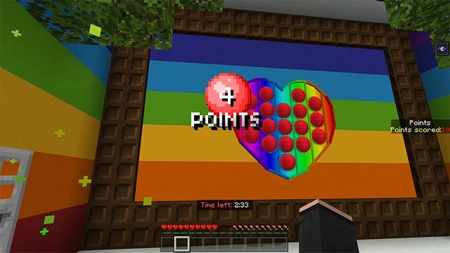 Screenshot of the Minecraft Bedrock Marketplace product Pop It created by Lifeboat.
