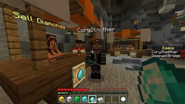 Screenshot of the Minecraft Bedrock Marketplace product Prisons: Origins created by Lifeboat.