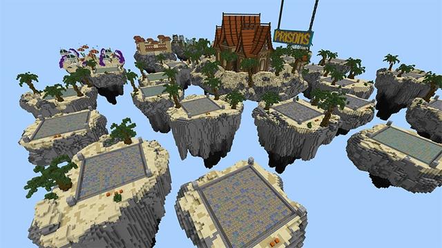 Screenshot of the Minecraft Bedrock Marketplace product Prisons: Origins created by Lifeboat.