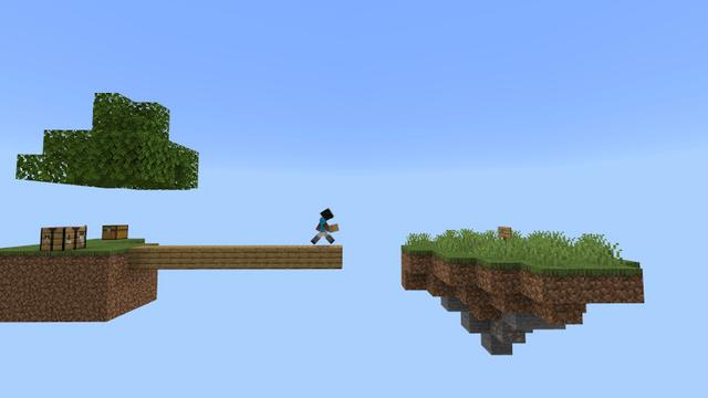 Screenshot of the Minecraft Bedrock Marketplace product Puzzle Skyblock created by Lifeboat.