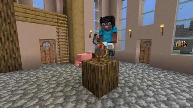 Screenshot of the Minecraft Bedrock Marketplace product Puzzle Skyblock created by Lifeboat.