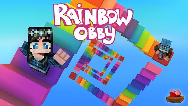Thumbnail of the Minecraft Bedrock Marketplace product Rainbow Obby created by Lifeboat.