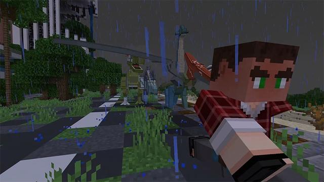 Screenshot of the Minecraft Bedrock Marketplace product Robot Dinosaurs created by Lifeboat.