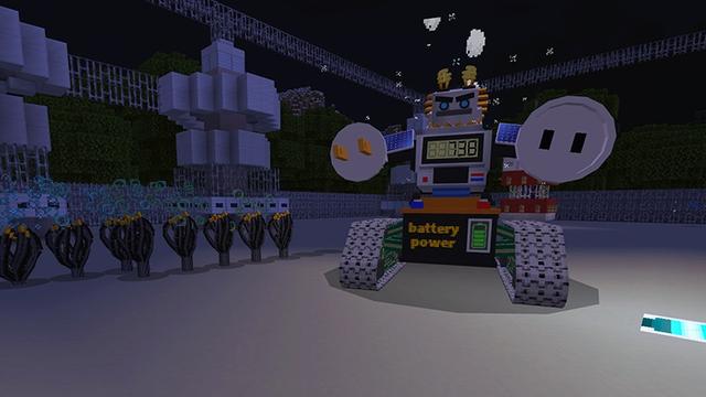 Screenshot of the Minecraft Bedrock Marketplace product Robot Nightmare created by Lifeboat.