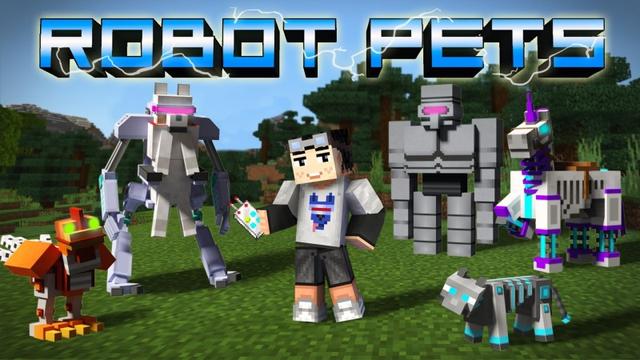 Thumbnail of the Minecraft Bedrock Marketplace product Robot Pets created by Lifeboat.