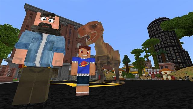 Screenshot of the Minecraft Bedrock Marketplace product Rockett Adventures 1 created by Lifeboat.