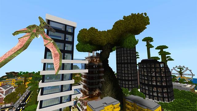 Screenshot of the Minecraft Bedrock Marketplace product Rockett Adventures 1 created by Lifeboat.