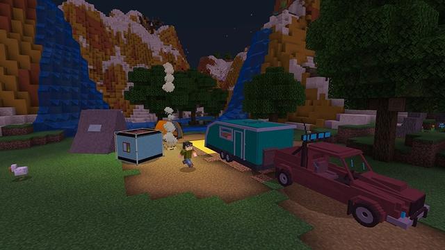 Screenshot of the Minecraft Bedrock Marketplace product RVs created by Lifeboat.