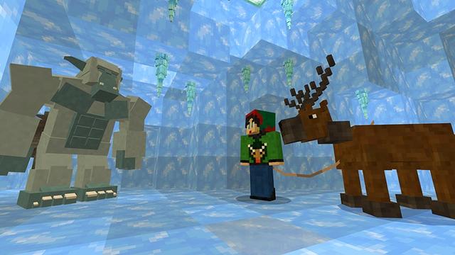 Screenshot of the Minecraft Bedrock Marketplace product Santa Quest created by Lifeboat.