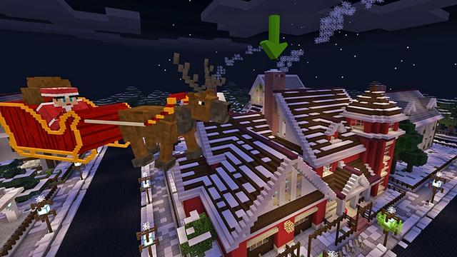 Screenshot of the Minecraft Bedrock Marketplace product Santa Quest created by Lifeboat.