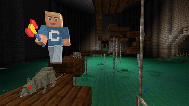 Screenshot of the Minecraft Bedrock Marketplace product Scary Clowns created by Lifeboat.