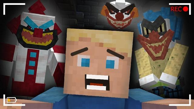 Thumbnail of the Minecraft Bedrock Marketplace product Scary Clowns created by Lifeboat.