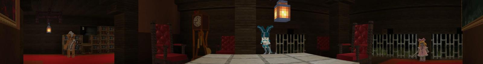 Panorama of the Minecraft Bedrock Marketplace product Scary Dolls created by Lifeboat.