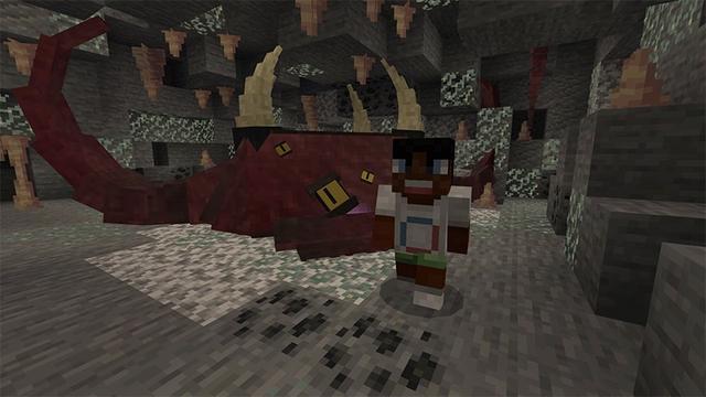 Screenshot of the Minecraft Bedrock Marketplace product Scary Vampires created by Lifeboat.