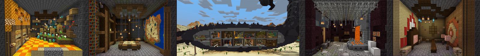 Panorama of the Minecraft Bedrock Marketplace product Scorpion Base created by Lifeboat.
