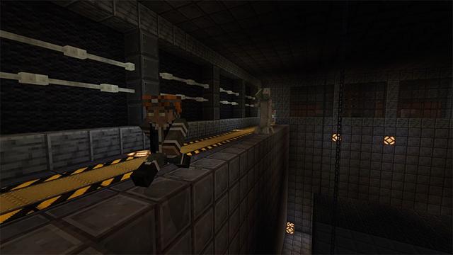 Screenshot of the Minecraft Bedrock Marketplace product SCP-173 Escape created by Lifeboat.