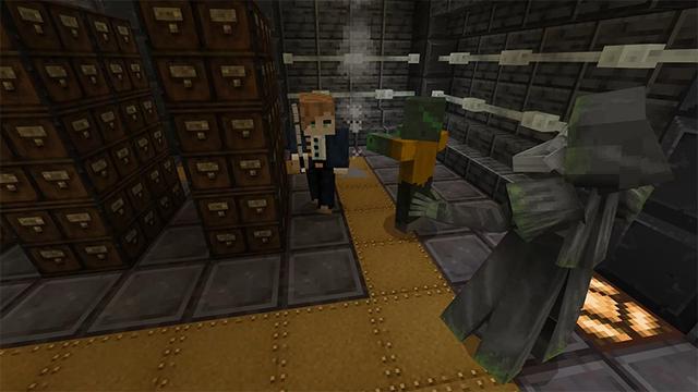 Screenshot of the Minecraft Bedrock Marketplace product SCP-173 Escape created by Lifeboat.