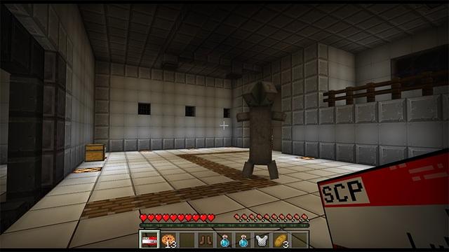 Screenshot of the Minecraft Bedrock Marketplace product SCP-173 Escape created by Lifeboat.