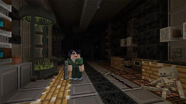 Screenshot of the Minecraft Bedrock Marketplace product SCP: Alien created by Lifeboat.