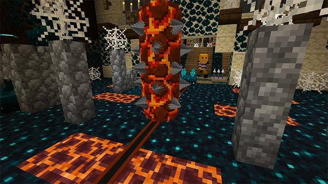 Screenshot of the Minecraft Bedrock Marketplace product Sculk! Diamond Thief 2 created by Lifeboat.