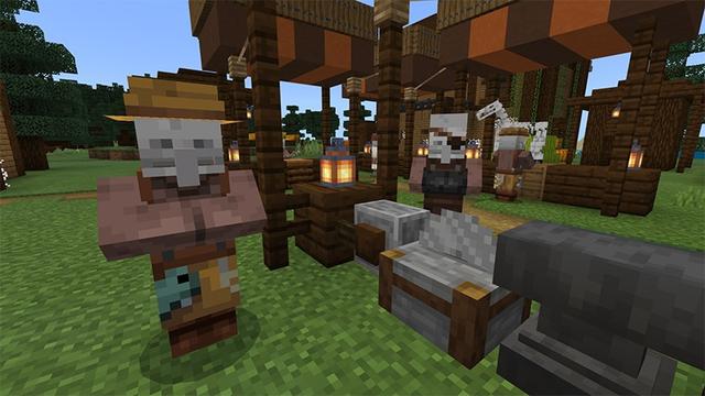 Screenshot of the Minecraft Bedrock Marketplace product Skeleton Mobs created by Lifeboat.