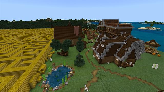 Screenshot of the Minecraft Bedrock Marketplace product Skeleton Mobs created by Lifeboat.