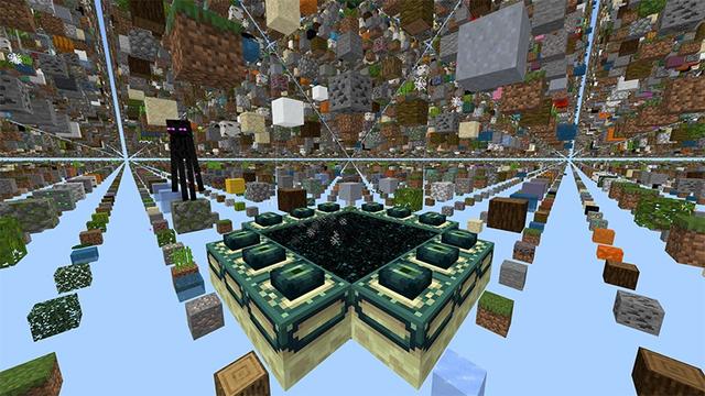 Screenshot of the Minecraft Bedrock Marketplace product Sky Grid created by Lifeboat.