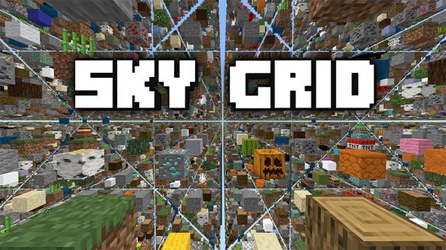 Thumbnail of the Minecraft Bedrock Marketplace product Sky Grid created by Lifeboat.
