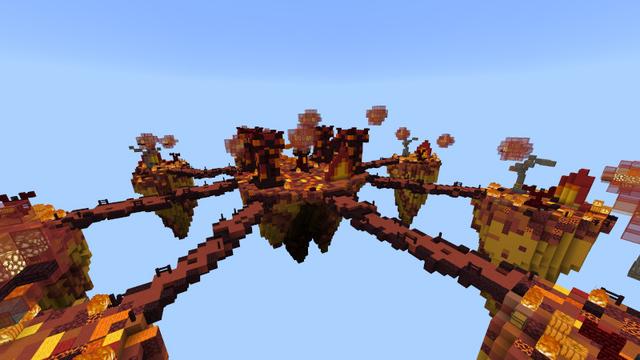 Screenshot of the Minecraft Bedrock Marketplace product Skywars: Origins created by Lifeboat.