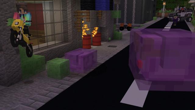 Screenshot of the Minecraft Bedrock Marketplace product Slime City created by Lifeboat.