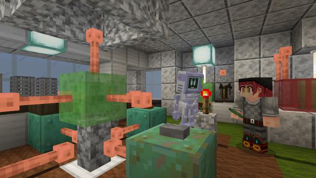 Screenshot of the Minecraft Bedrock Marketplace product Slime City created by Lifeboat.
