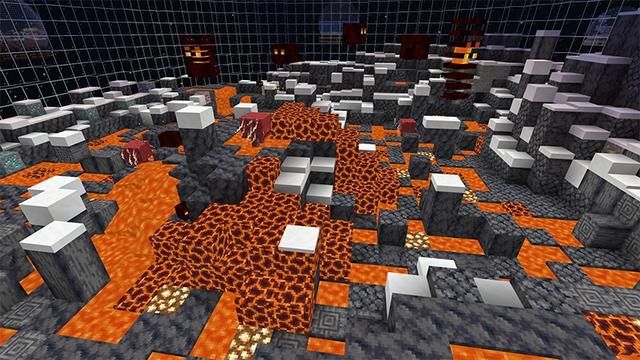 Screenshot of the Minecraft Bedrock Marketplace product Snow Globe Skyblock created by Lifeboat.