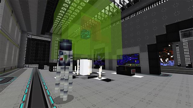 Screenshot of the Minecraft Bedrock Marketplace product Space Battles created by Lifeboat.