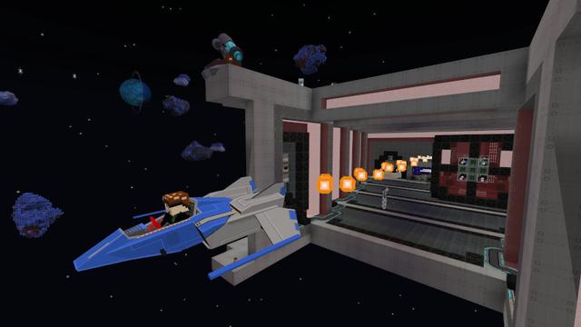 Screenshot of the Minecraft Bedrock Marketplace product Space created by Lifeboat.