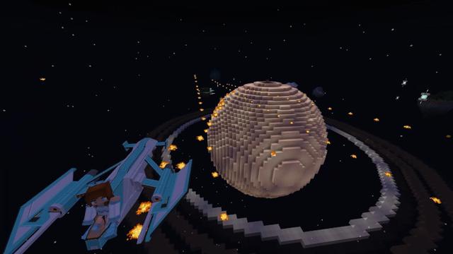 Screenshot of the Minecraft Bedrock Marketplace product Space created by Lifeboat.