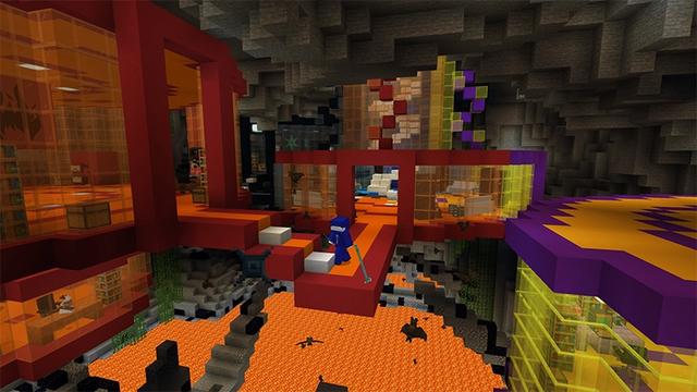 Screenshot of the Minecraft Bedrock Marketplace product Superhero Base created by Lifeboat.